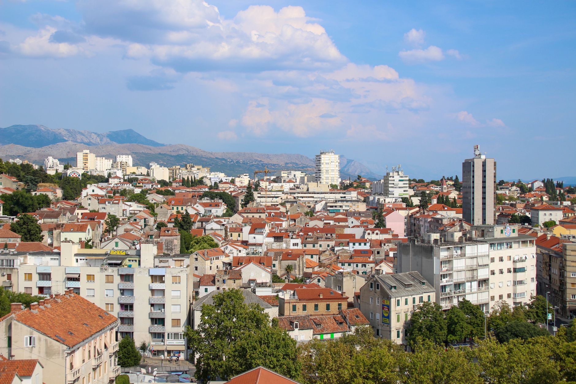 Split i okolica — područje izlaska servisera